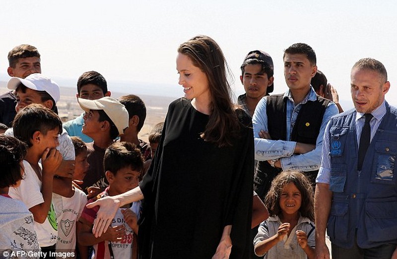 Angelina Jolie Shares Emotional Message During Visit to Jordan Refugee Camps